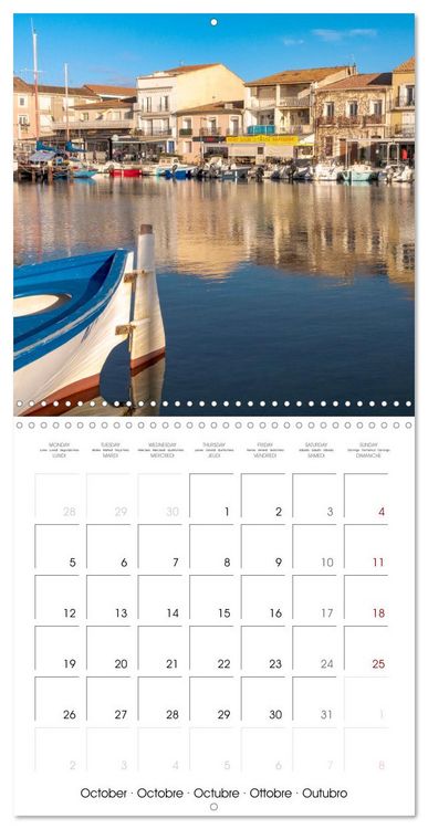 Produktbild: E&acute;tang de Thau en Me&acute;diterrane&acute;e (Calendrier mural carr&eacute; 2026 30x30 cm) Calendrier double avec une page pour vos prises de notes