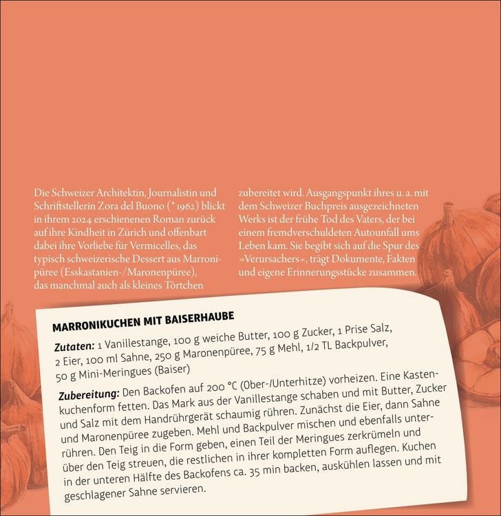 Produktbild: Der kleine literarische K&uuml;chenkalender Premium-Postkartenkalender 2027 - Mit Texten und Rezepten