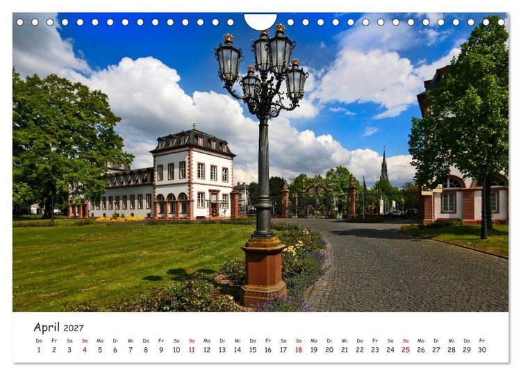 Produktbild: Hanau Kurpark und Kesselstadt (Wandkalender 2027 DIN A4 quer), CALVENDO Monatskalender