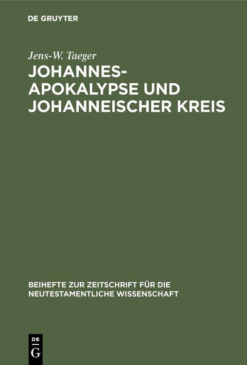 Produktbild: Johannesapokalypse und johanneischer Kreis