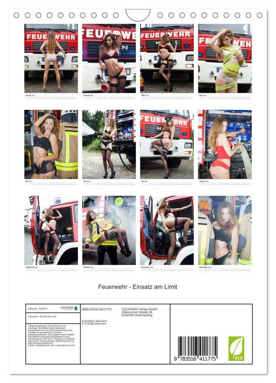 Produktbild: Feuerwehr - Einsatz am Limit (Wandkalender 2026 DIN A4 hoch), CALVENDO Monatskalender
