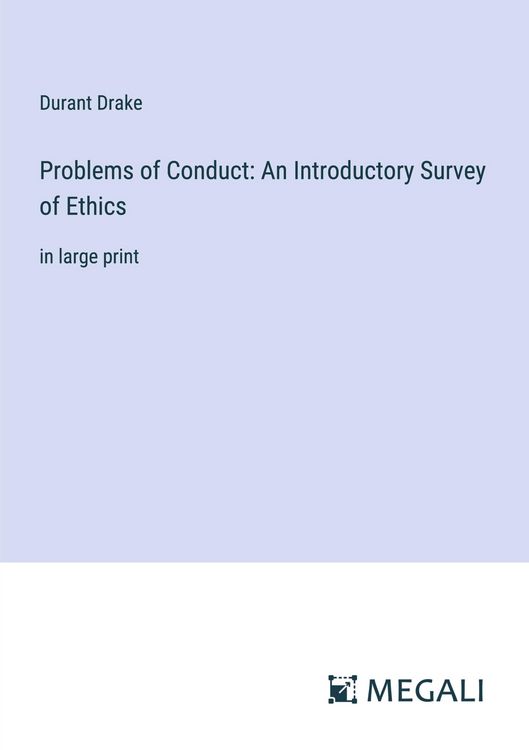 Produktbild: Problems of Conduct: An Introductory Survey of Ethics