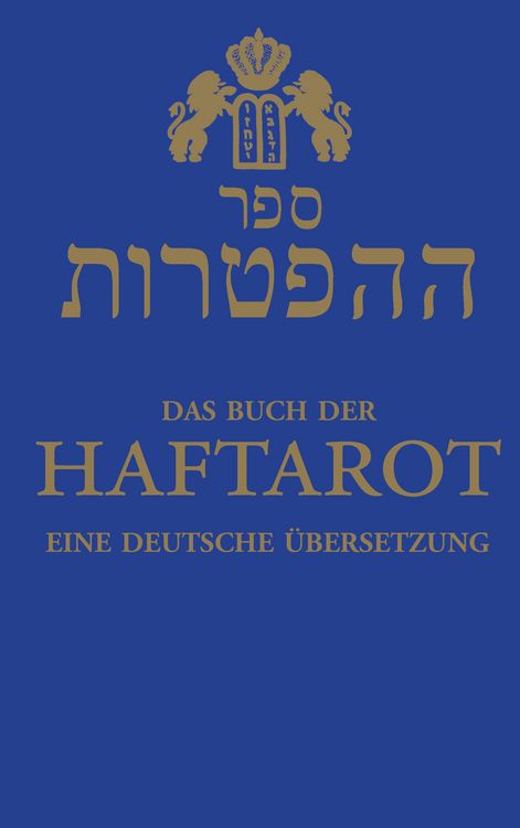 Produktbild: Das Buch der Haftarot