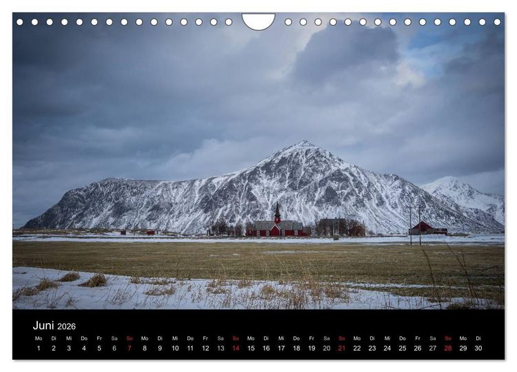Produktbild: Lofoten Impressionen von Armin Fuchs (Wandkalender 2026 DIN A4 quer), CALVENDO Monatskalender