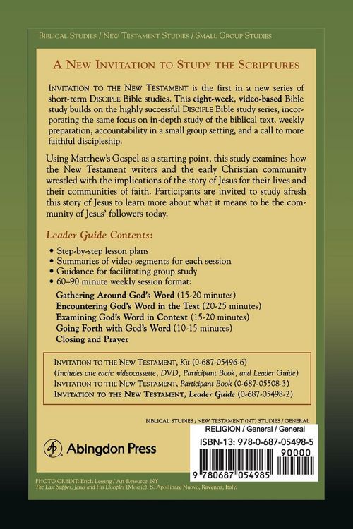 Produktbild: Invitation to the New Testament: Leader Guide