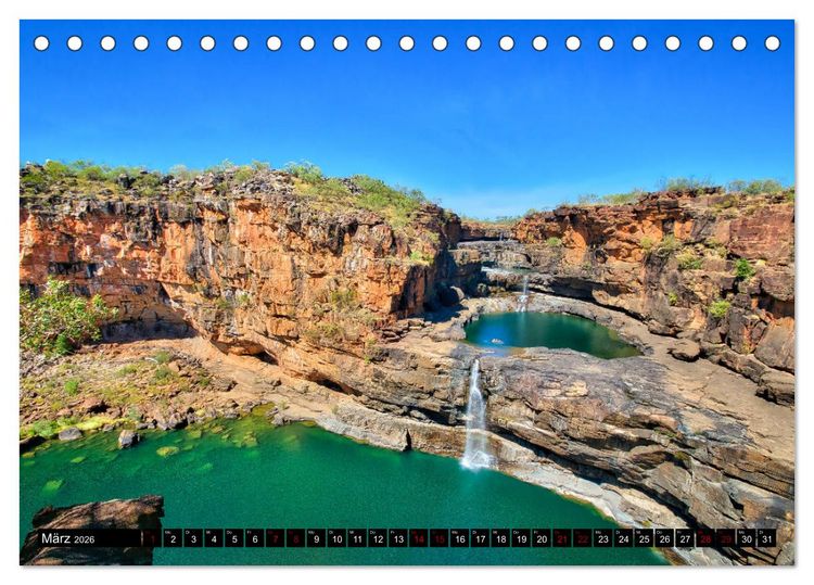 Produktbild: Australien - Travel The Gravel (Tischkalender 2026 DIN A5 quer), CALVENDO Monatskalender