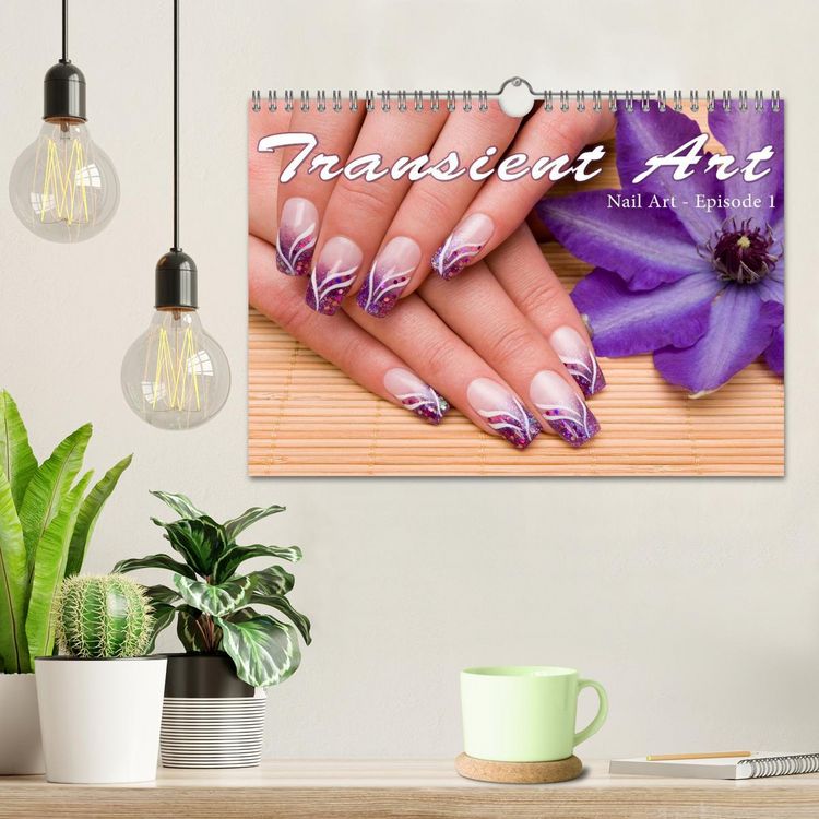 Produktbild: Transient Art &ndash; Nail Art Episode 1 (Wall Calendar 2026 DIN A4 landscape), CALVENDO 12 Month Wall Calendar