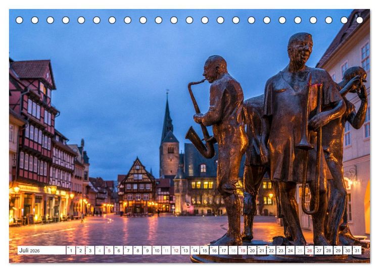 Produktbild: Deutsche Bundesl&auml;nder - Sachsen-Anhalt (Tischkalender 2026 DIN A5 quer), CALVENDO Monatskalender