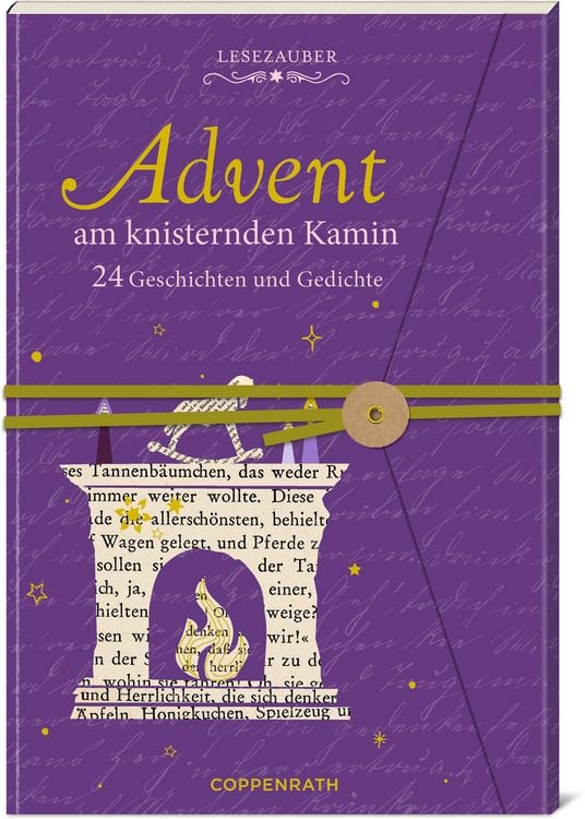Produktbild: Brief-Adventskalenderbuch - Advent am knisternden Kamin
