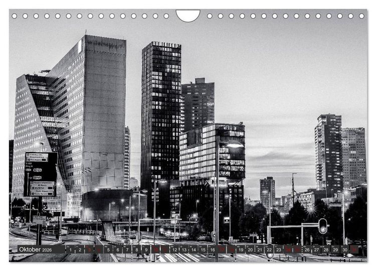 Produktbild: Ein Blick auf Rotterdam (Wandkalender 2026 DIN A4 quer), CALVENDO Monatskalender