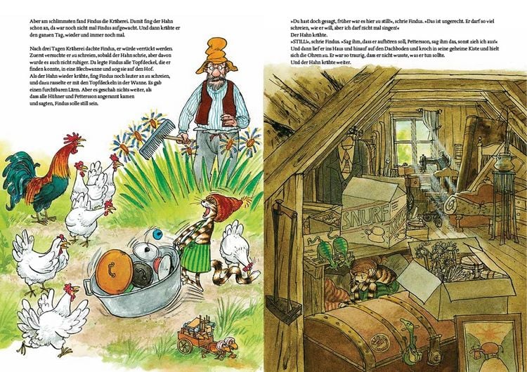 Pettersson und Findus. Findus und der Hahn im Korb