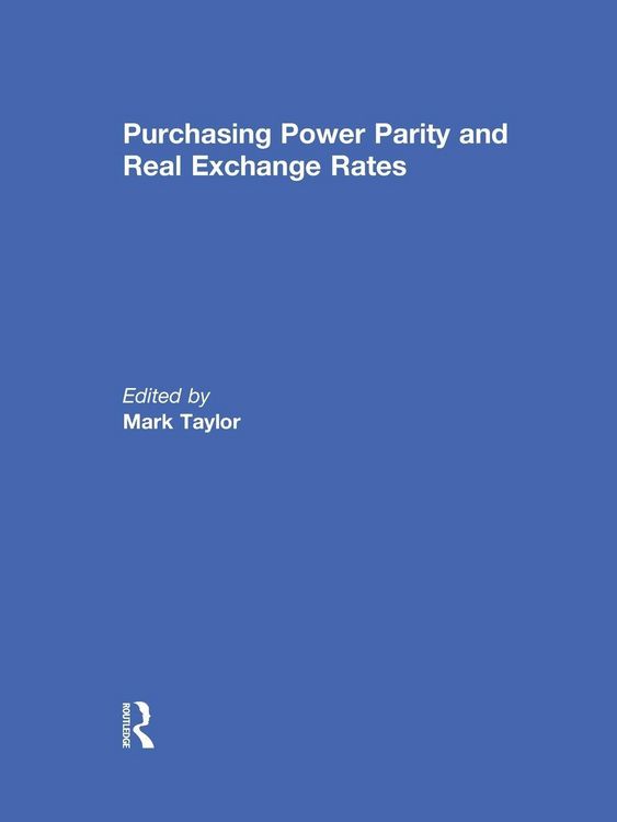 Produktbild: Purchasing Power Parity and Real Exchange Rates