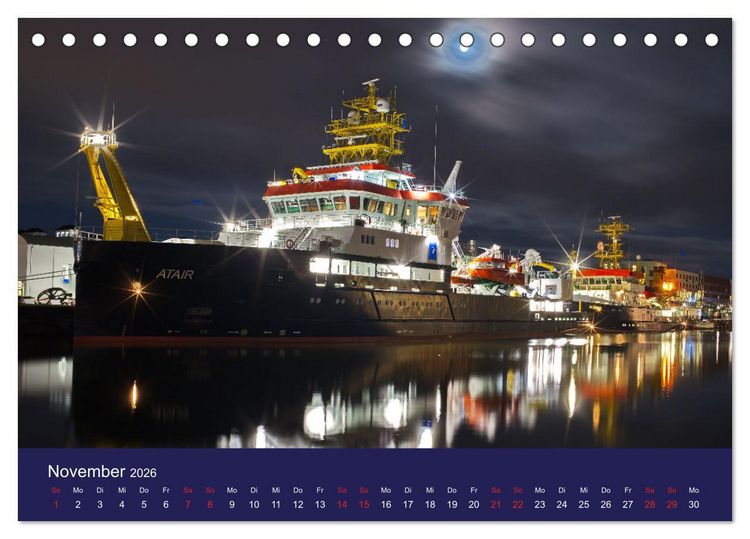 Produktbild: Weser-Impressionen (Tischkalender 2026 DIN A5 quer), CALVENDO Monatskalender