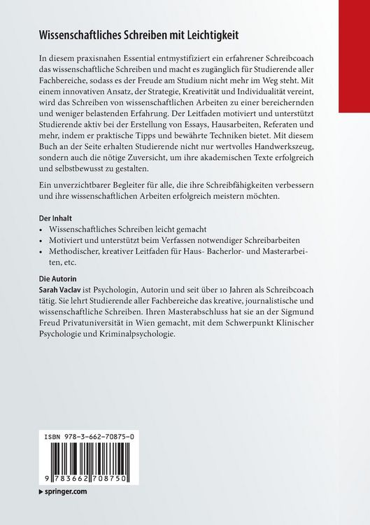 Produktbild: Wissenschaftliches Schreiben mit Leichtigkeit