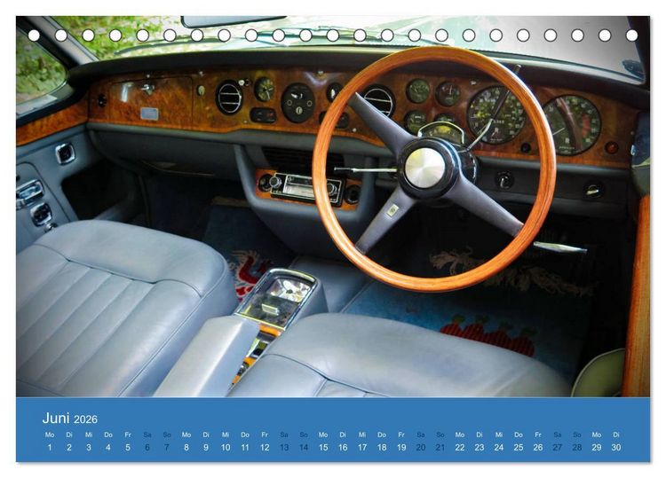 Produktbild: Rolls Royce Revival (Tischkalender 2026 DIN A5 quer), CALVENDO Monatskalender