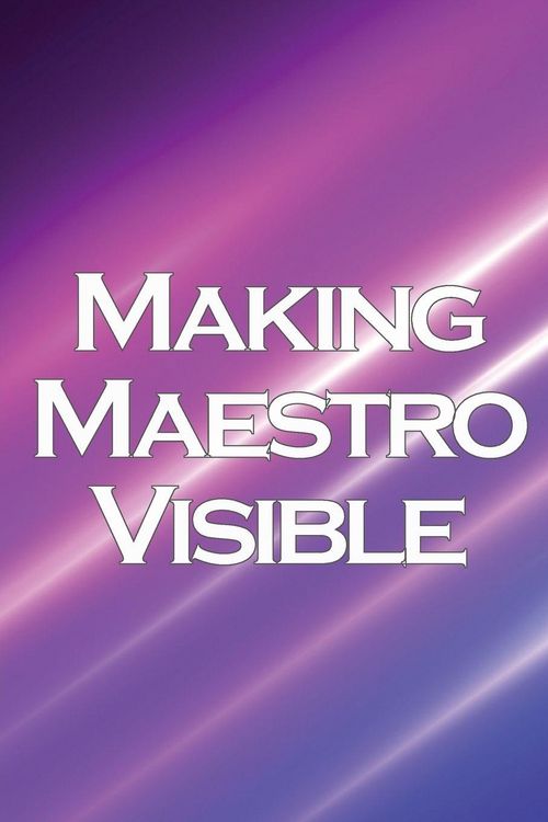Produktbild: Making Maestro Visible