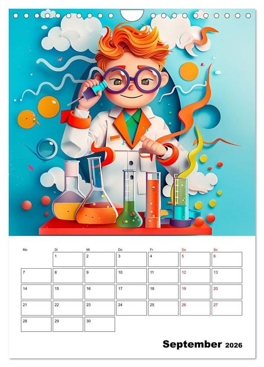 Produktbild: Traumjobs von Morgen - Der Zukunfts-Planer f&uuml;r gro&szlig;e Tr&auml;ume (Wandkalender 2026 DIN A4 hoch), CALVENDO Monatskalender