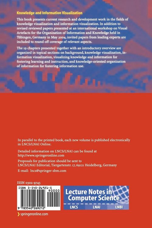 Produktbild: Knowledge and Information Visualization