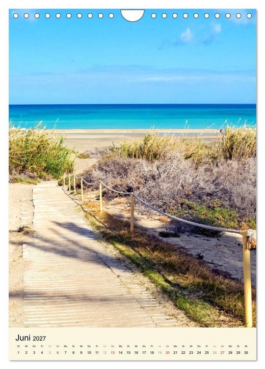 Produktbild: FUERTEVENTURA Bezaubernde Kanareninsel (Wandkalender 2027 DIN A4 hoch), CALVENDO Monatskalender