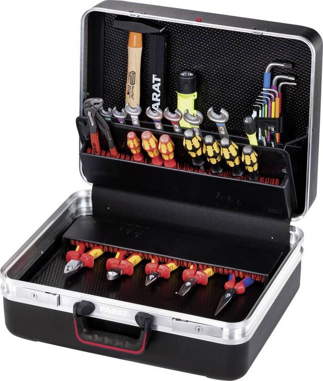 Produktbild: Elektriker Werkzeugkoffer unbest&uuml;ckt 36 l Parat CLASSIC KingSize Power CP-7 589100171 (B x H x T) 490 x 410 x 230 mm
