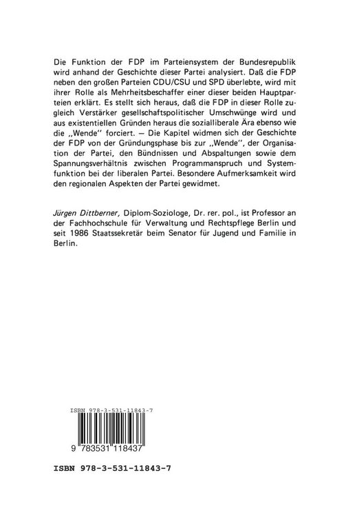 Produktbild: FDP &mdash; Partei der zweiten Wahl