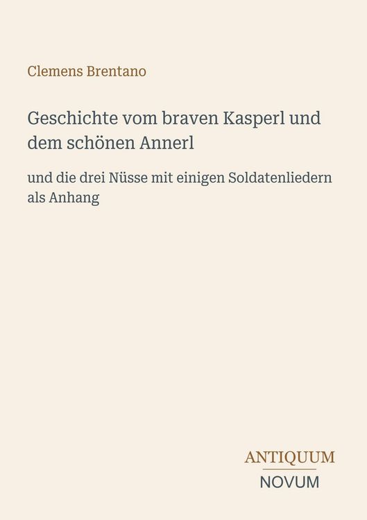 Produktbild: Geschichte vom braven Kasperl und dem sch&ouml;nen Annerl