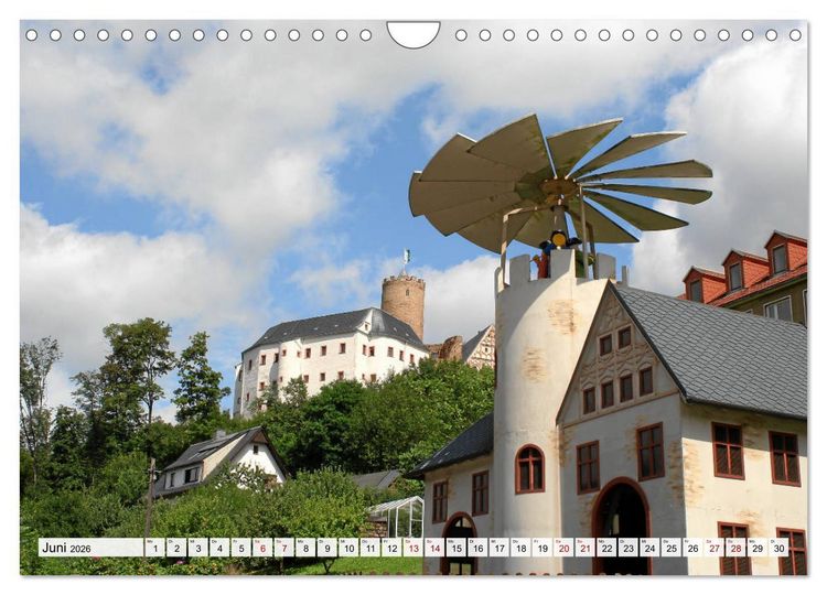 Produktbild: Wunderbares Erzgebirge (Wandkalender 2026 DIN A4 quer), CALVENDO Monatskalender
