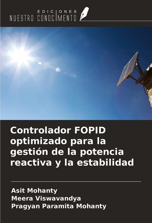 Produktbild: Controlador FOPID optimizado para la gesti&oacute;n de la potencia reactiva y la estabilidad