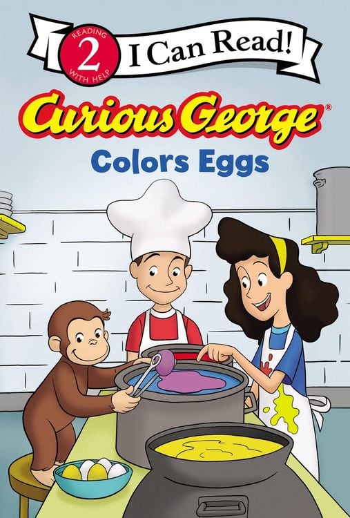 Produktbild: Curious George Colors Eggs