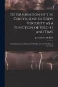 Produktbild: Determination of the Coefficient of Eddy Viscosity as a Function of Hieght and Time