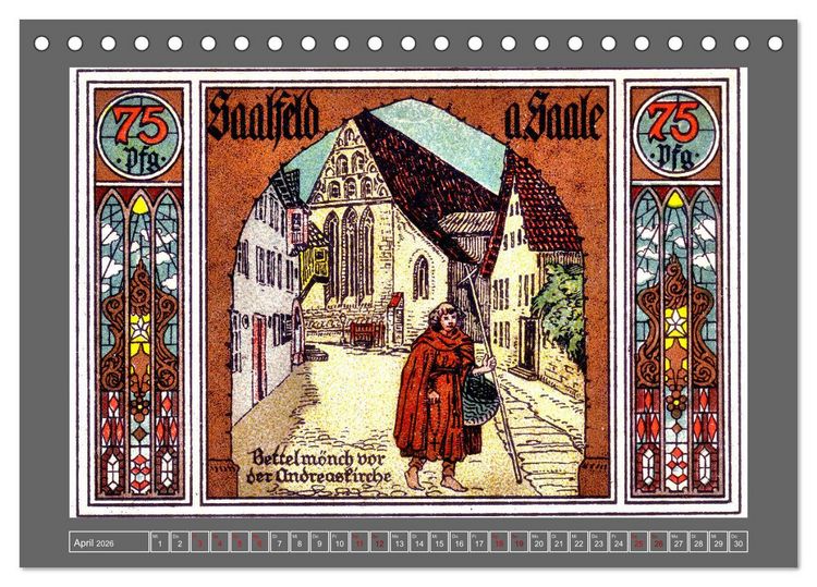 Produktbild: Gru&szlig; aus Saalfeld an der Saale (Tischkalender 2026 DIN A5 quer), CALVENDO Monatskalender
