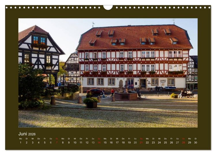 Produktbild: Fachwerk in Nordhessen (Wandkalender 2026 DIN A3 quer), CALVENDO Monatskalender