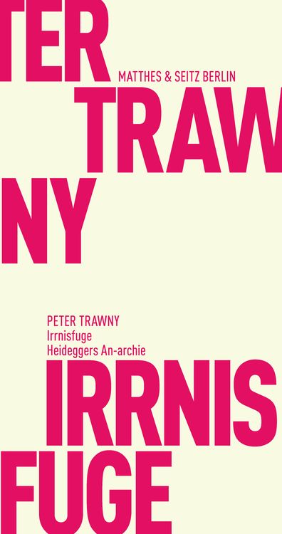 Bild vom Artikel Irrnisfuge vom Autor Peter Trawny