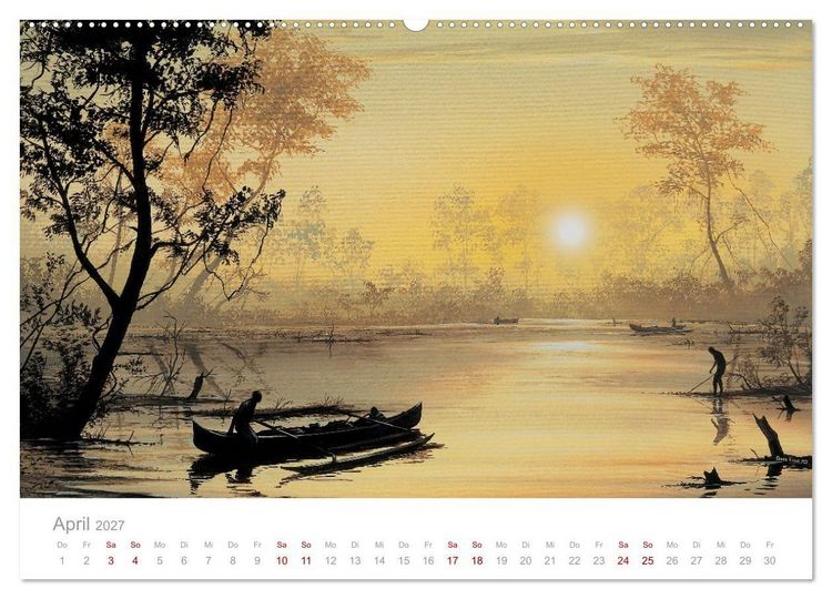 Produktbild: Paradise, Ausblicke und Tr&auml;umereien (hochwertiger Premium Wandkalender 2027 DIN A2 quer), Kunstdruck in Hochglanz