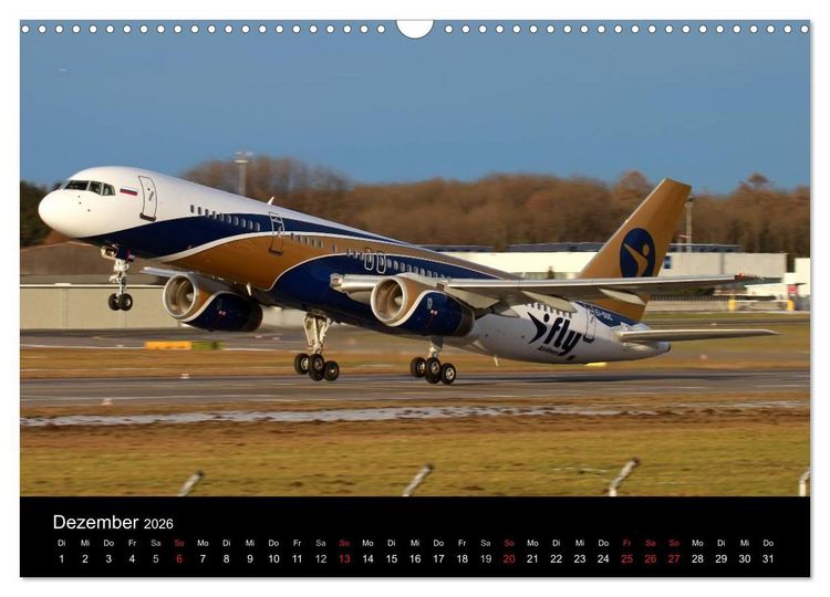 Produktbild: Faszination Flugzeug (Wandkalender 2026 DIN A3 quer), CALVENDO Monatskalender