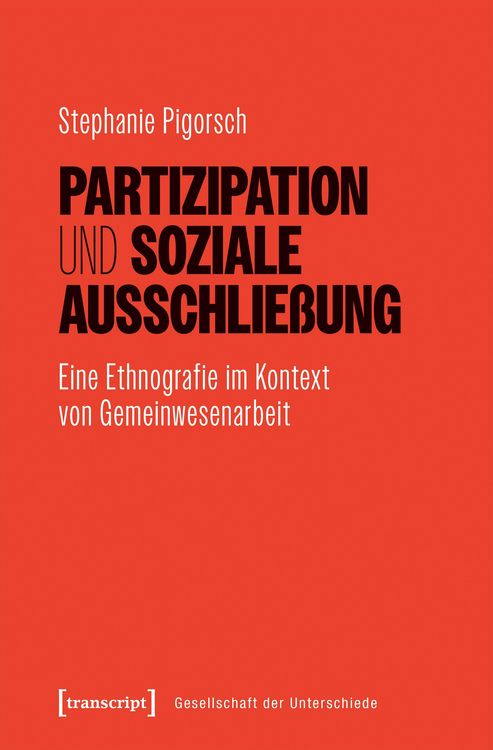 Produktbild: Partizipation und soziale Ausschlie&szlig;ung
