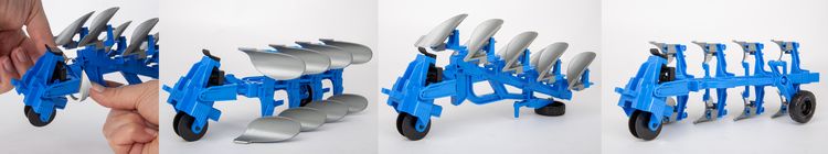 Produktbild: JAMARA 423254 Volldrehpflug 1:24S