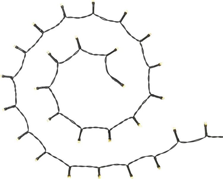 Produktbild: Sygonix SY-5596928 Solar-Lichterkette LED Schwarz, Standard-Gr&uuml;n (seidenmatt)