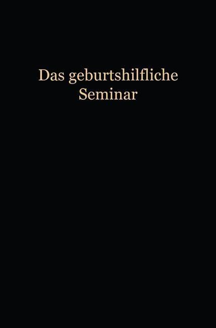 Produktbild: Das Geburtshilfliche Seminar