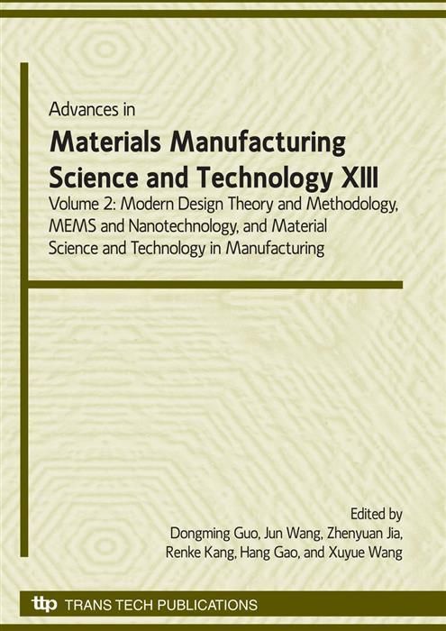 Produktbild: Advances in Materials Manufacturing Science & Technology XIII Volume II