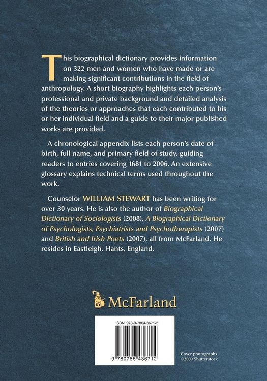 Produktbild: Biographical Dictionary of Anthropologists