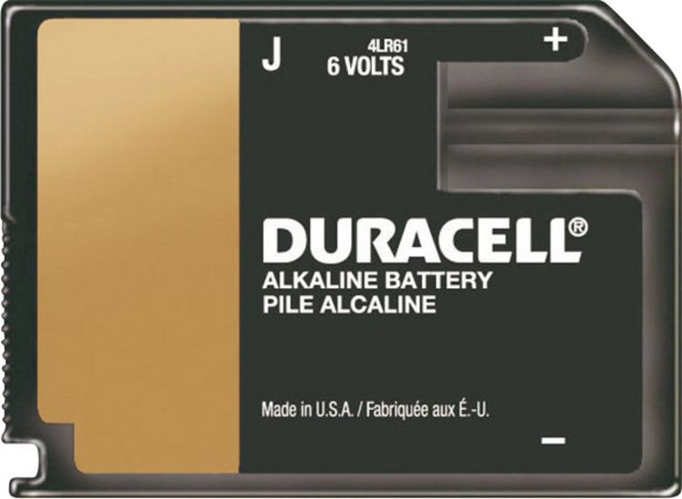Produktbild: Duracell 4LR61 Block Spezial-Batterie 6 V (Flat Pack) Alkali-Mangan 6 V 500 mAh 1 St.