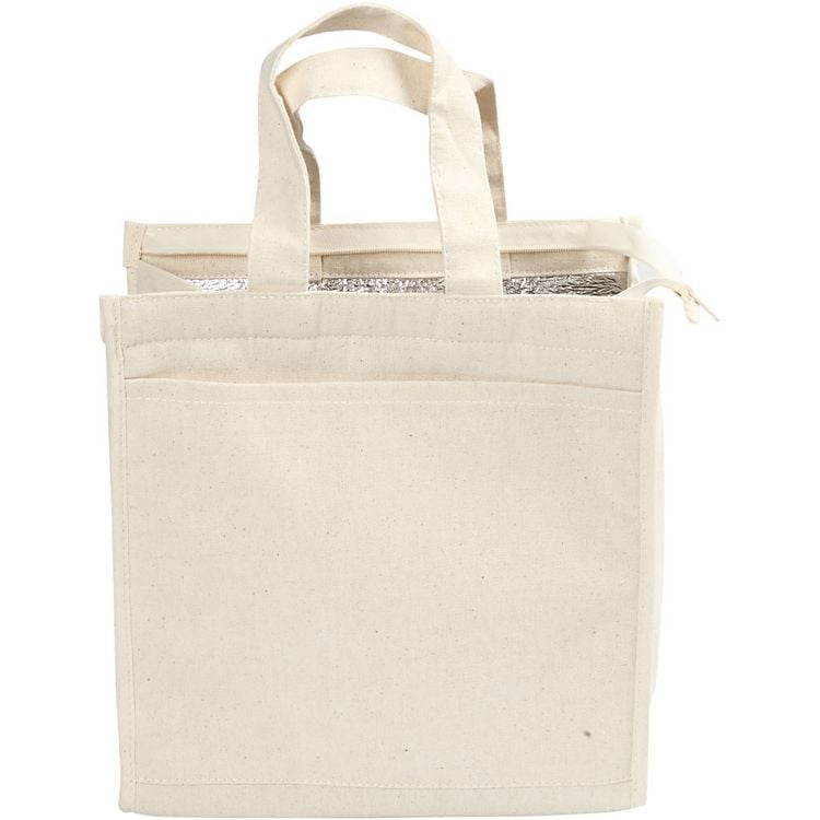 Produktbild: Creativ Company K&uuml;hltasche, Gr&ouml;&szlig;e 25x24x12 cm, 220 g, Hellnatur, 1 Stk