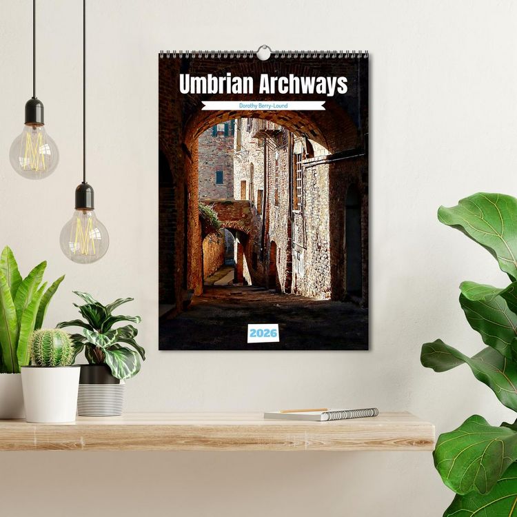 Produktbild: Umbrian Archways (Wall Calendar 2026 DIN A3 portrait), CALVENDO 12 Month Wall Calendar