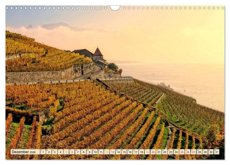 Produktbild: Auf der gro&szlig;en Tour durch die Schweiz, Etappe 1, Appenzell zum Genfer See (Wandkalender 2026 DIN A3 quer), CALVENDO Monatskalender