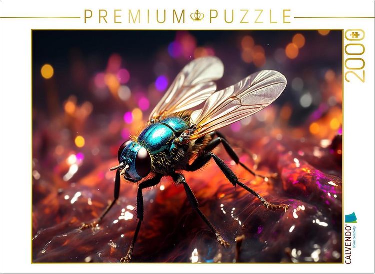 Produktbild: CALVENDO Puzzle Fliege | 2000 Teile Lege-Gr&ouml;&szlig;e 90x67cm Foto-Puzzle f&uuml;r gl&uuml;ckliche Stunden