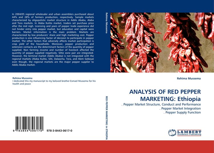 Produktbild: Analysis Of Red Pepper Marketing: Ethiopia