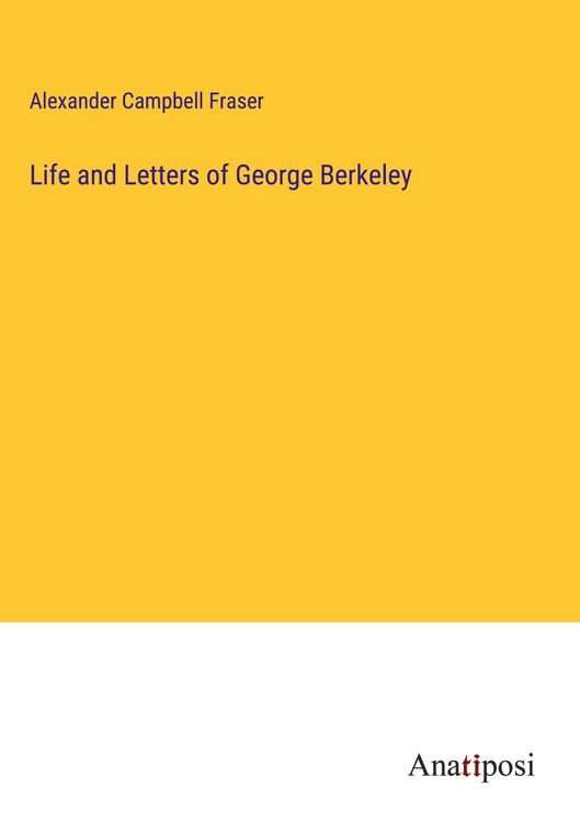 Produktbild: Life and Letters of George Berkeley