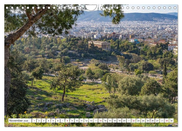 Produktbild: Griechenland - Athen (Wandkalender 2026 DIN A4 quer), CALVENDO Monatskalender