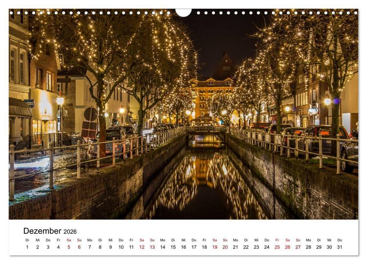 Produktbild: Buxtehude - Eine Perle in Niedersachsen (Wandkalender 2026 DIN A3 quer), CALVENDO Monatskalender